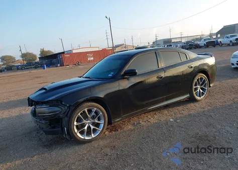 2022 Dodge Charger Gt Rwd из США, поврежденный, VIN 2C3CDXHG6NH169068